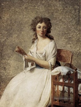 Porträt von Madame Adelaide Pastoret Neoklassizismus Jacques Louis David Ölgemälde